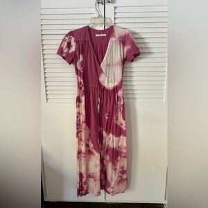 Christy Dawn Dawn dress in pink tie dye size small